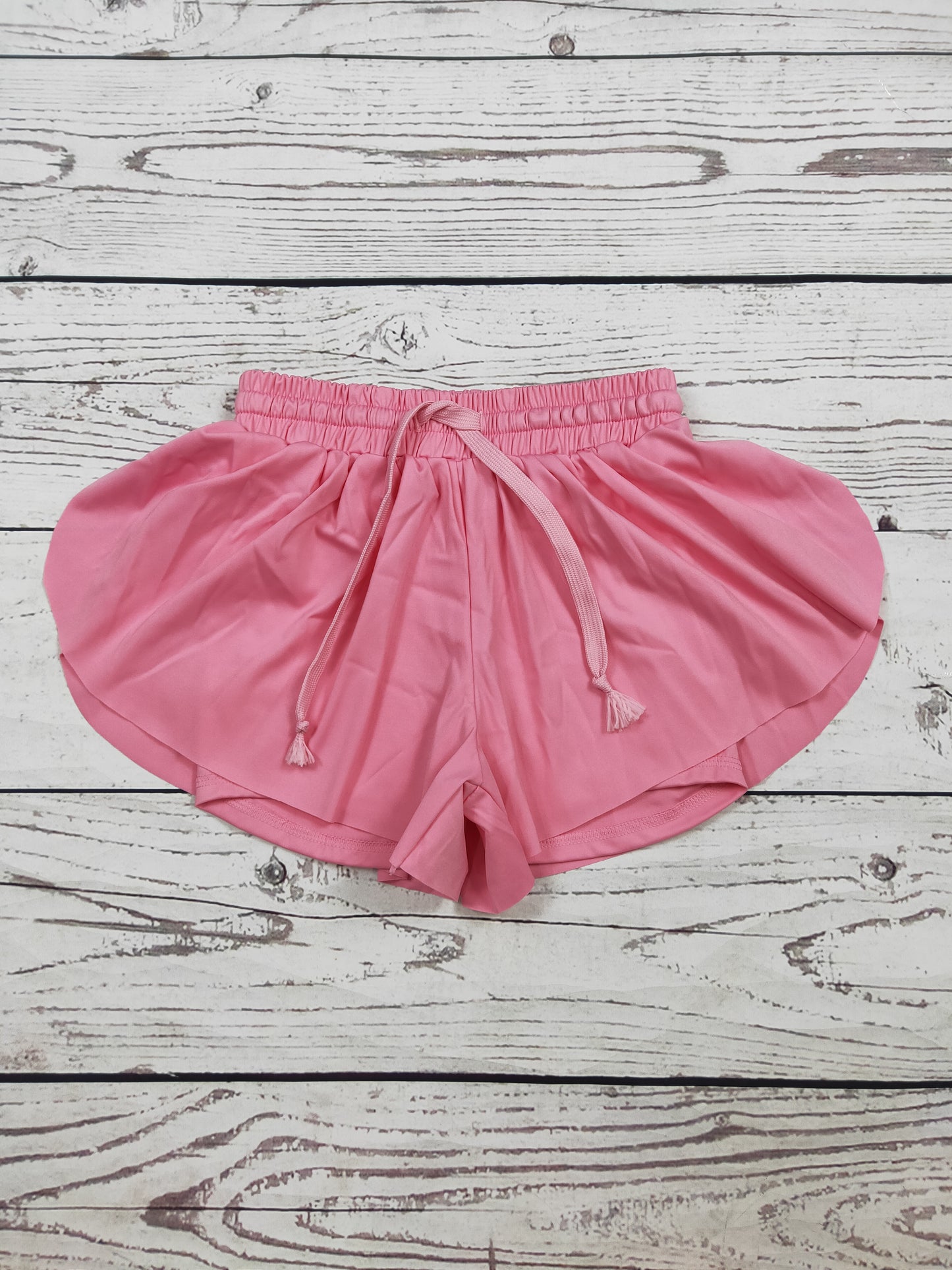 Kids Girls Pink Butterfly Shorts