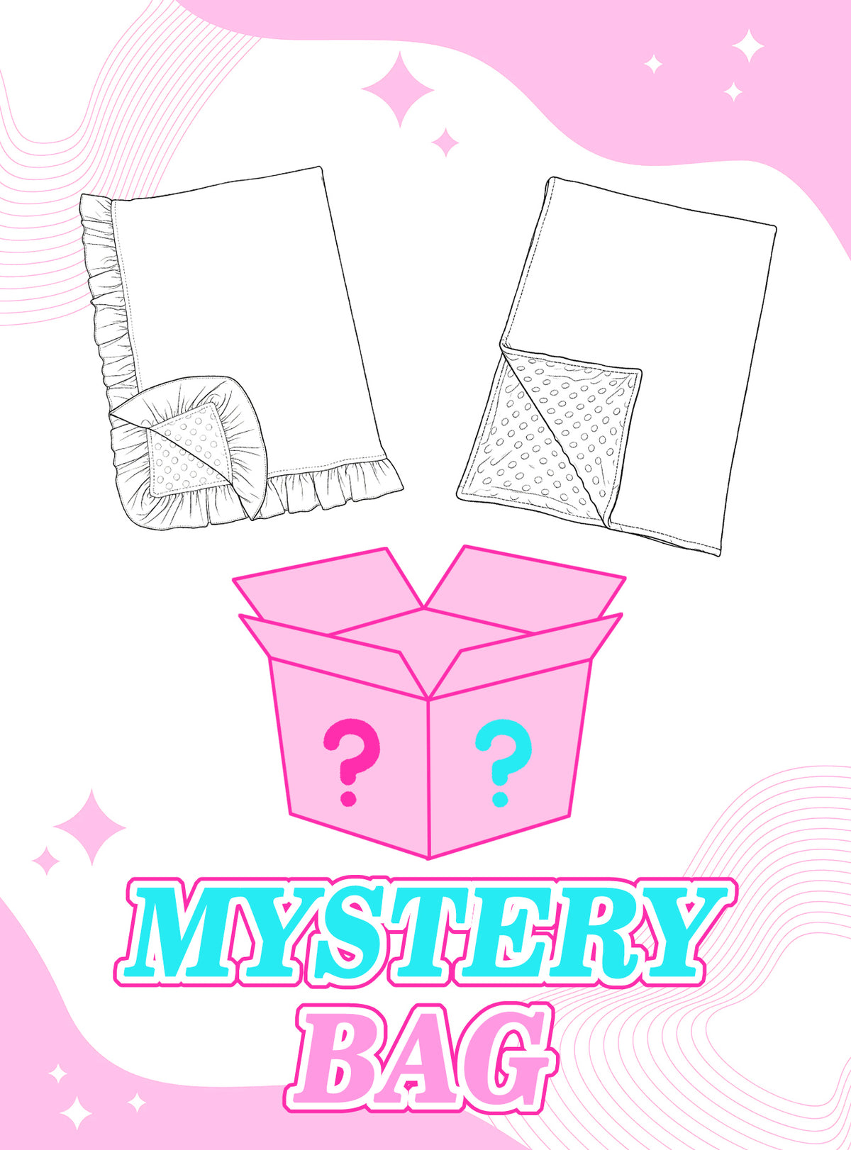 Mystery Bag Baby Kids Blankets
