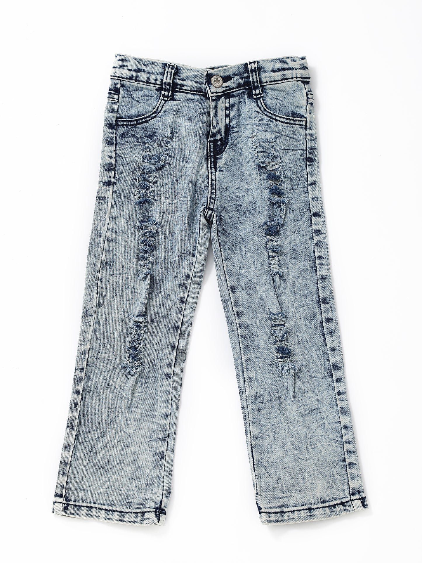Washed Distressed Kids Jeans