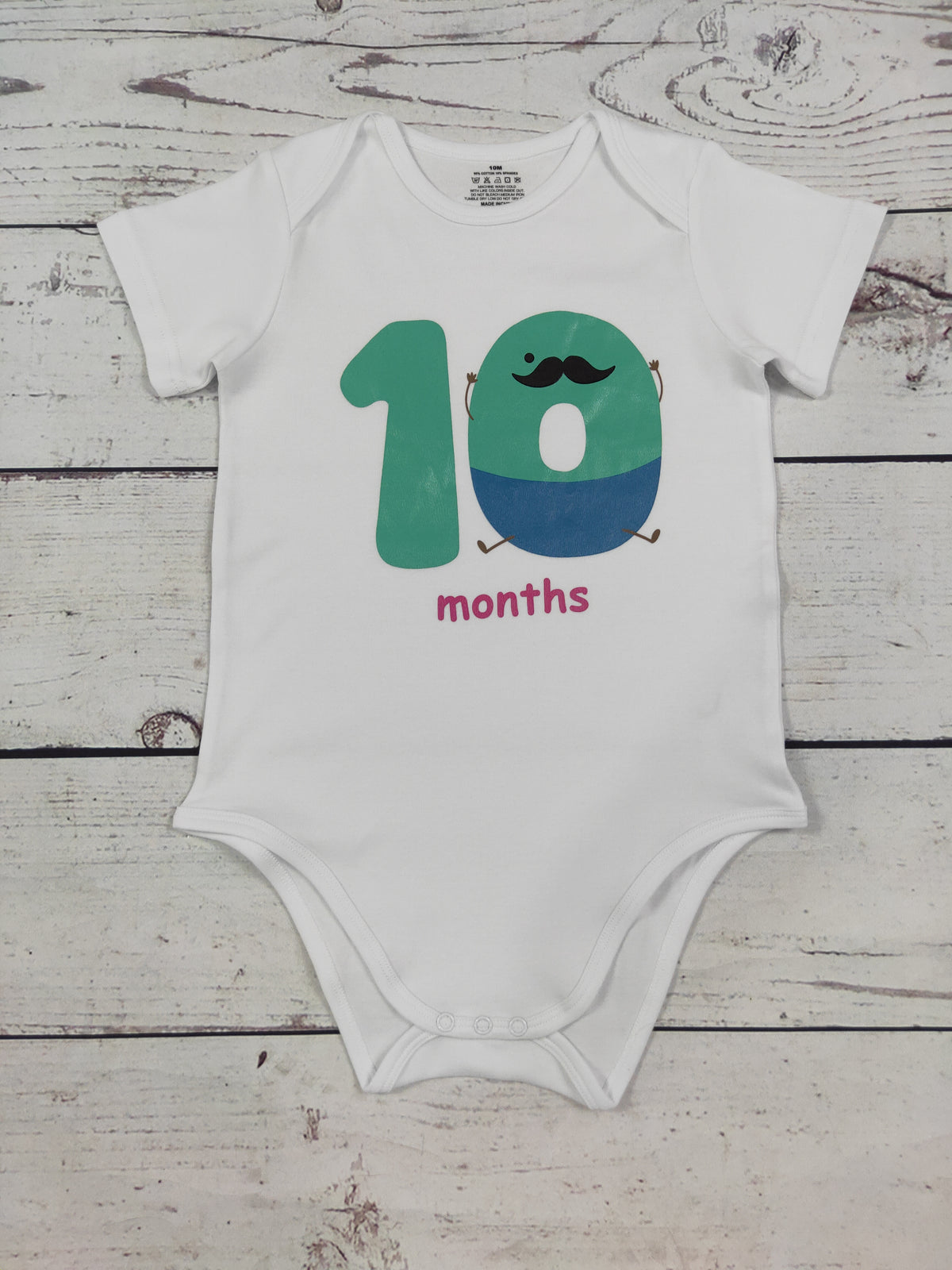 Infant Baby Monthly Milestone Onesies