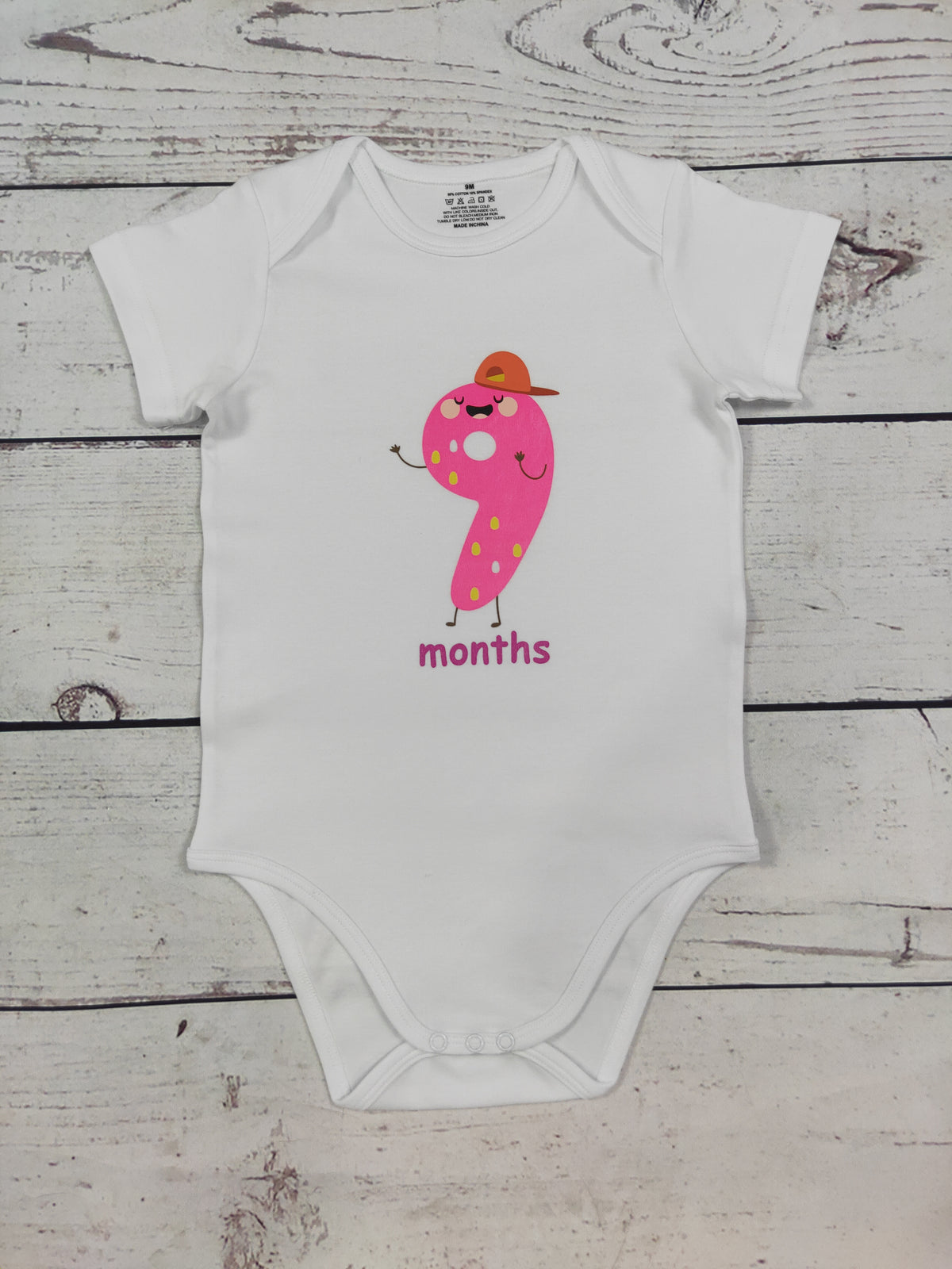 Infant Baby Monthly Milestone Onesies