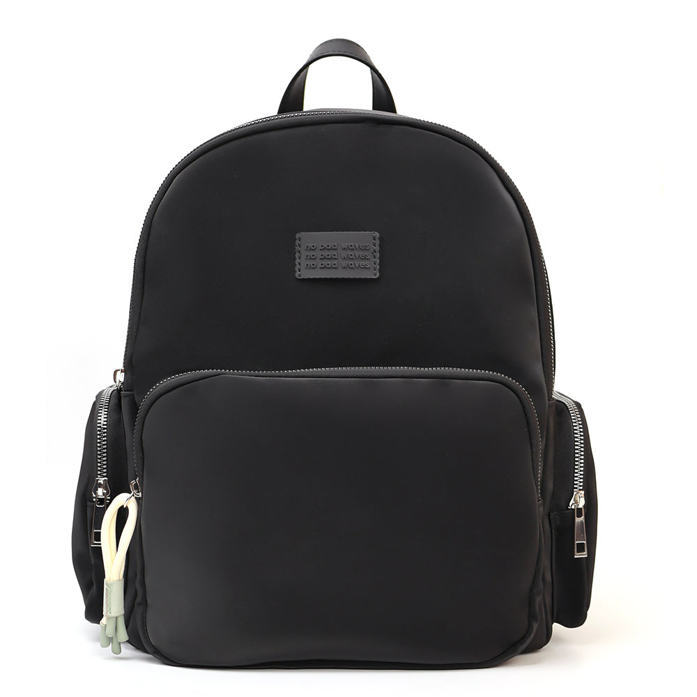 Black Big Capacity Backpack with Pockets