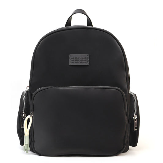 Black Big Capacity Backpack with Pockets