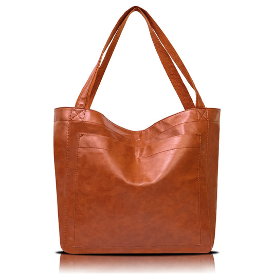 Light Brown Big Capacity Shoulder Bag