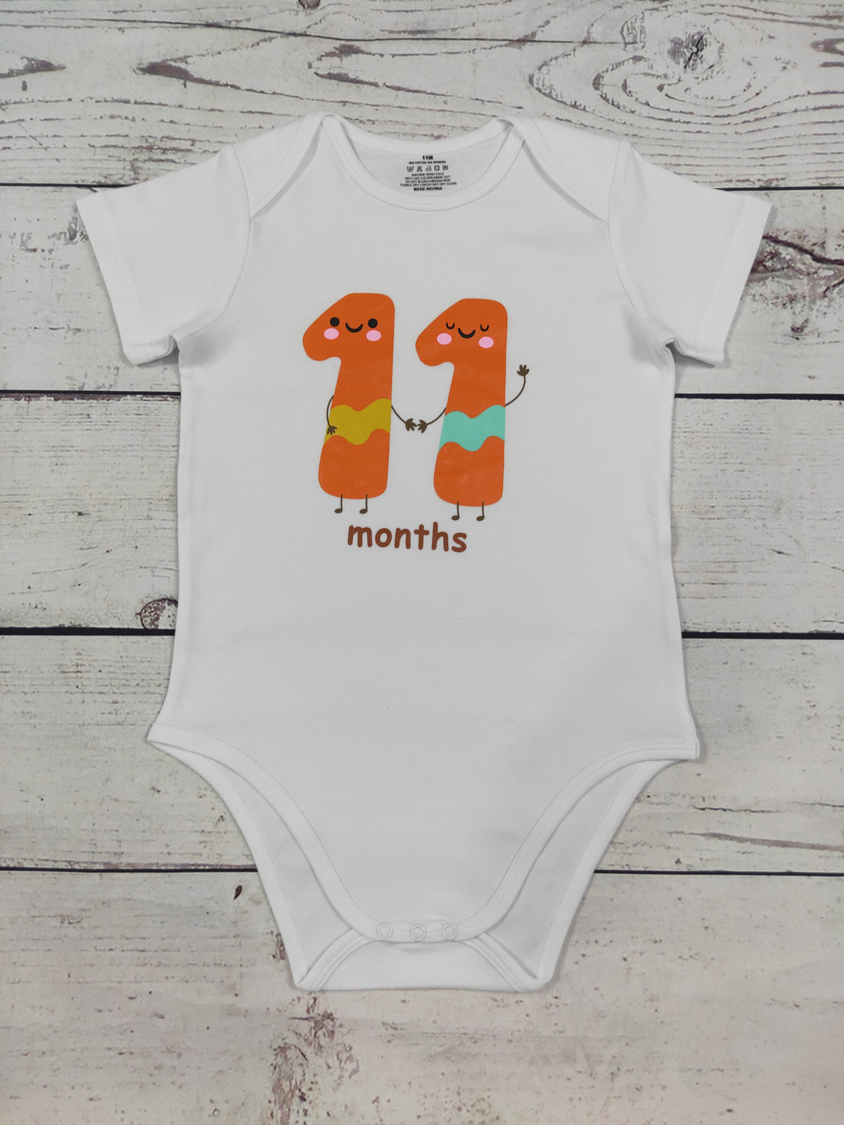 Infant Baby Monthly Milestone Onesies