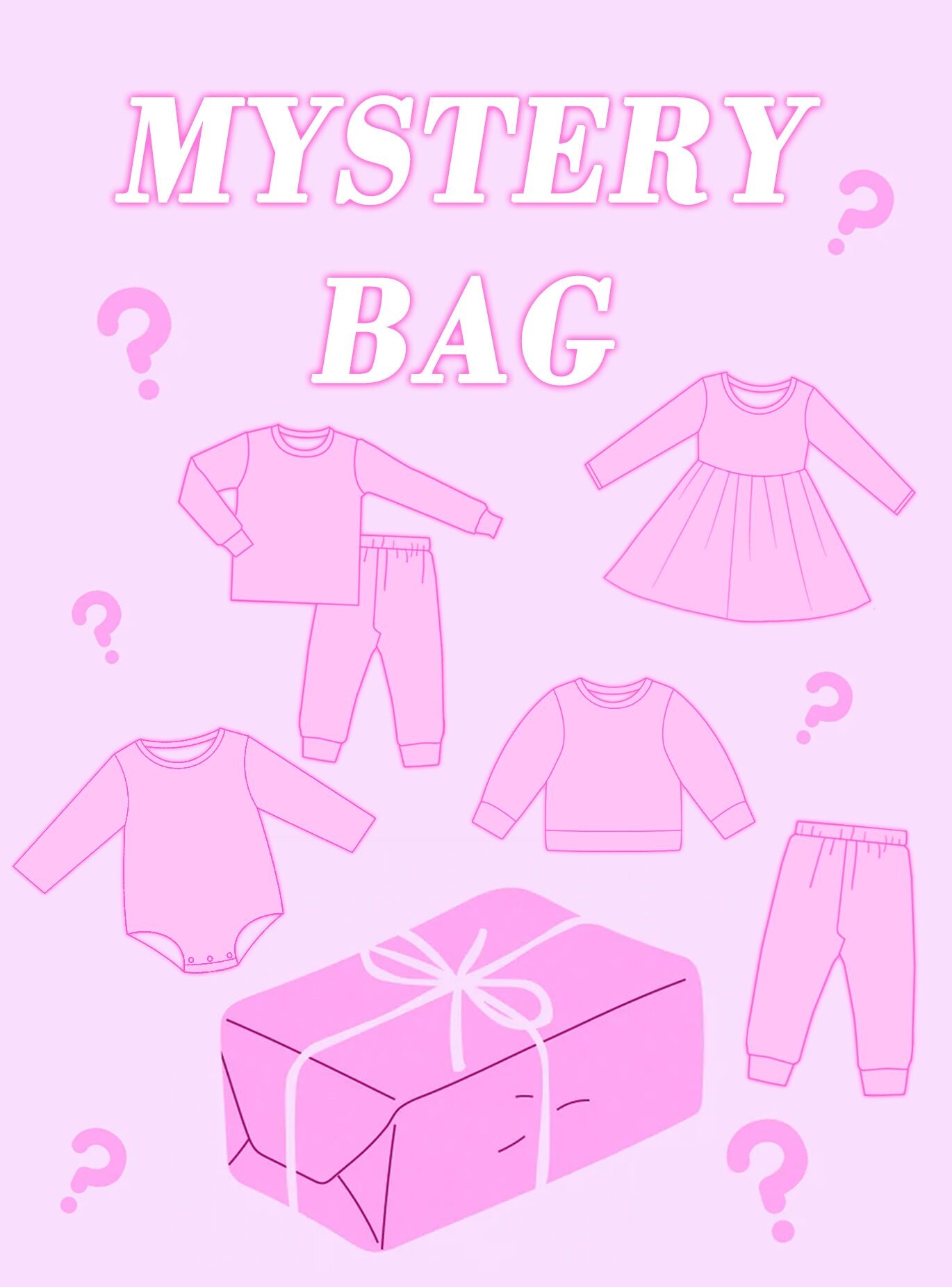 Baby Kids Fall Winter Clothes Mystery Bag