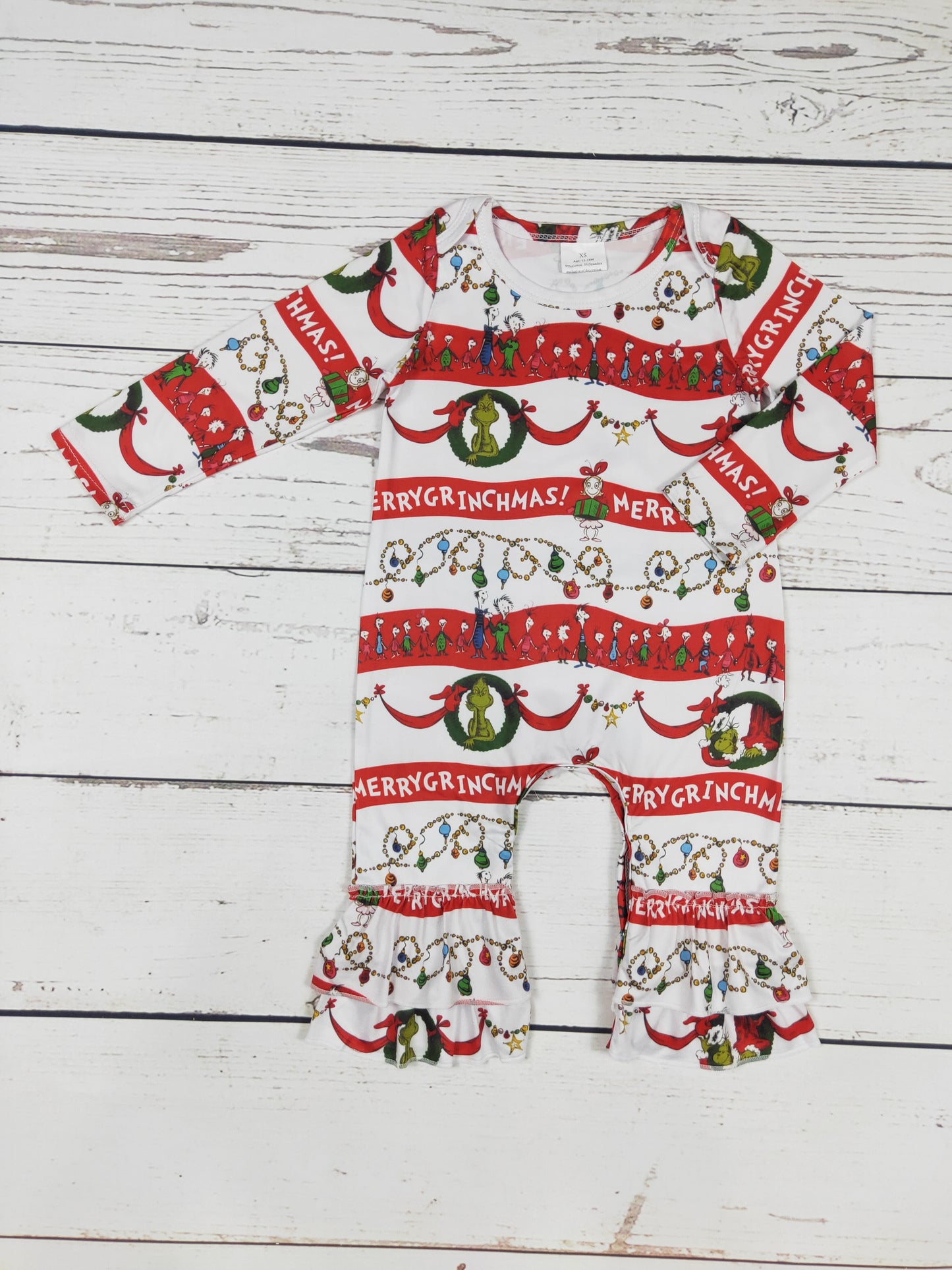 Baby Merry Christmas Character romper