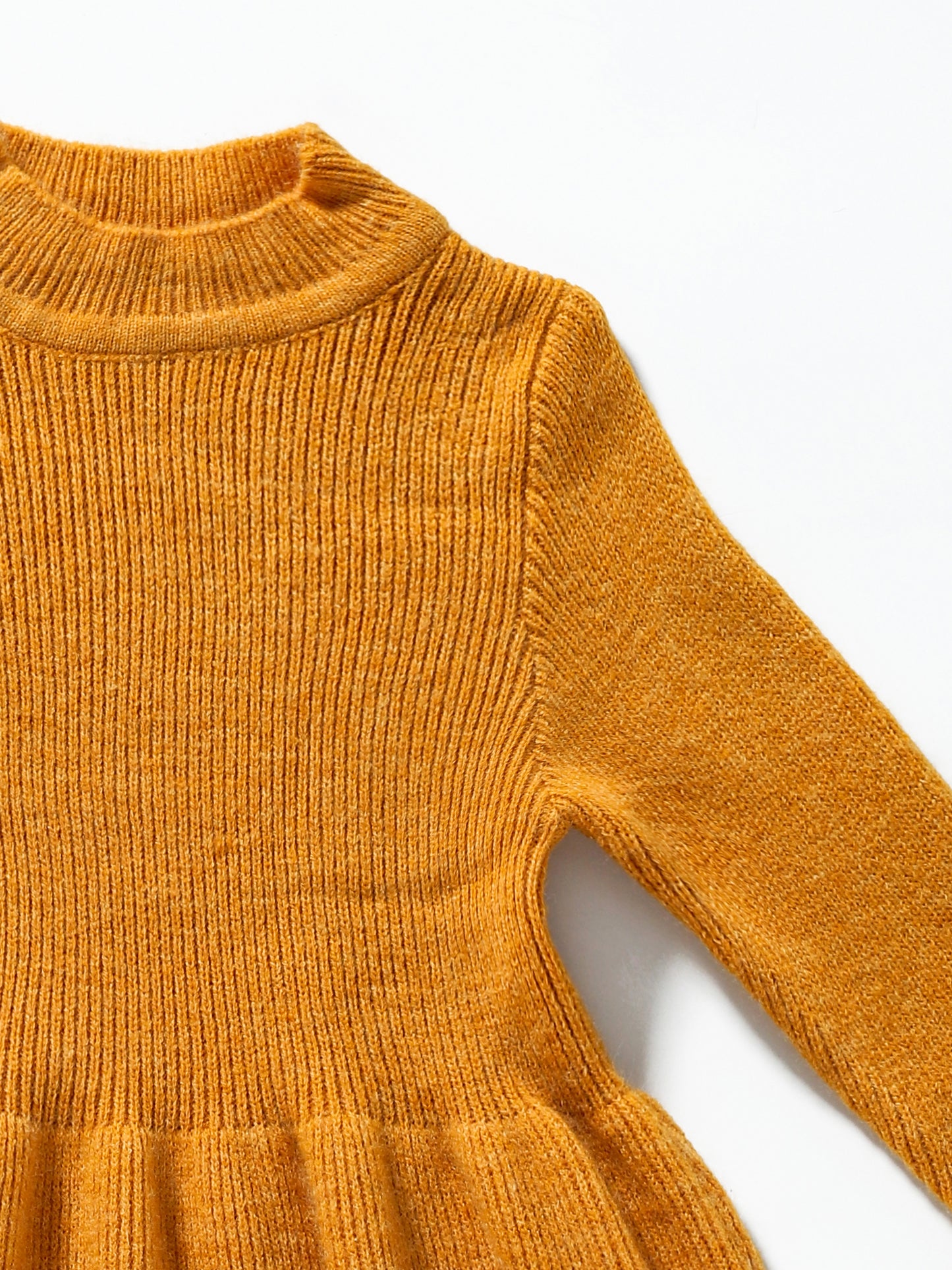 Girls Mustard Fall Sweater