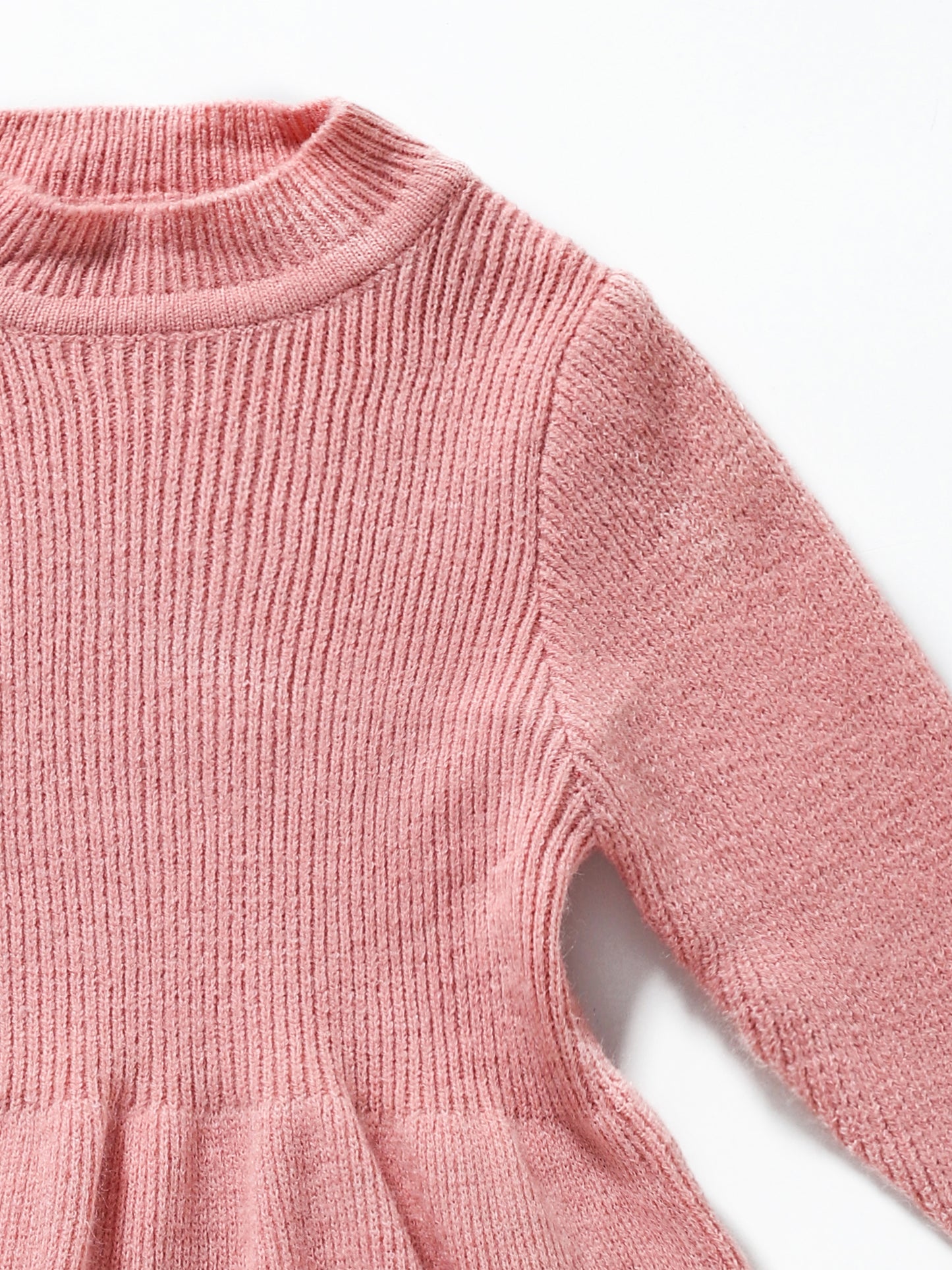Girls Pink Fall Sweater