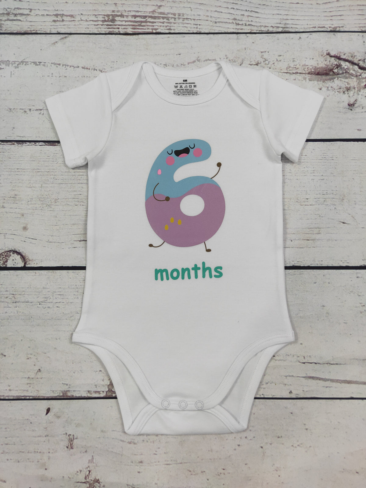 Infant Baby Monthly Milestone Onesies