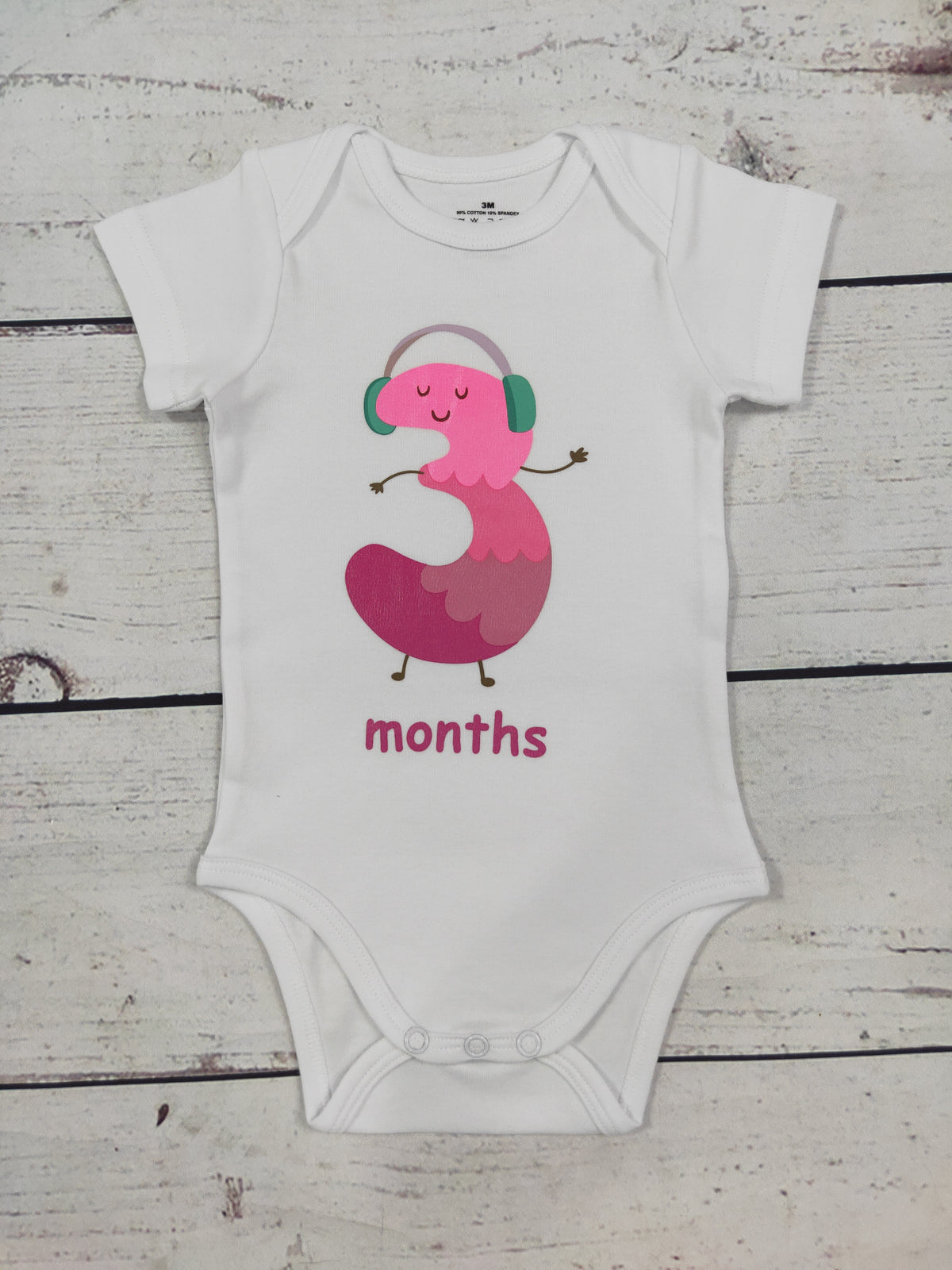Infant Baby Monthly Milestone Onesies
