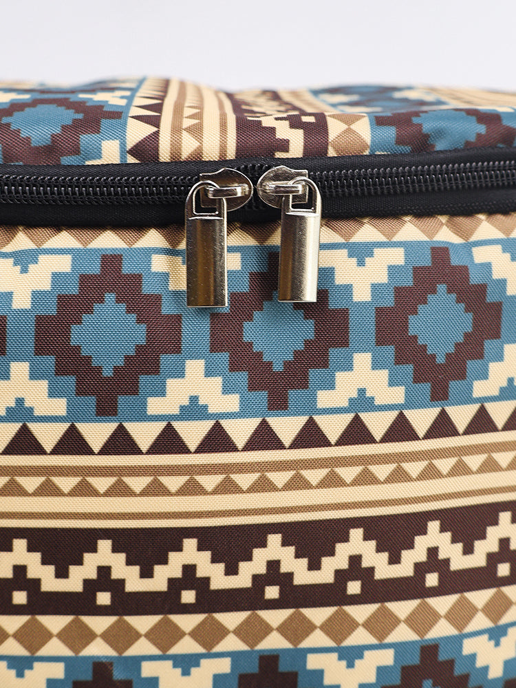 Western Aztec Print Cooler Insulated Bag