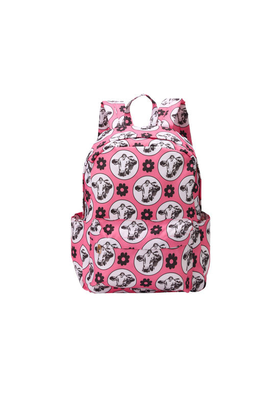 Western Kids Pink Backpack Schoolbag