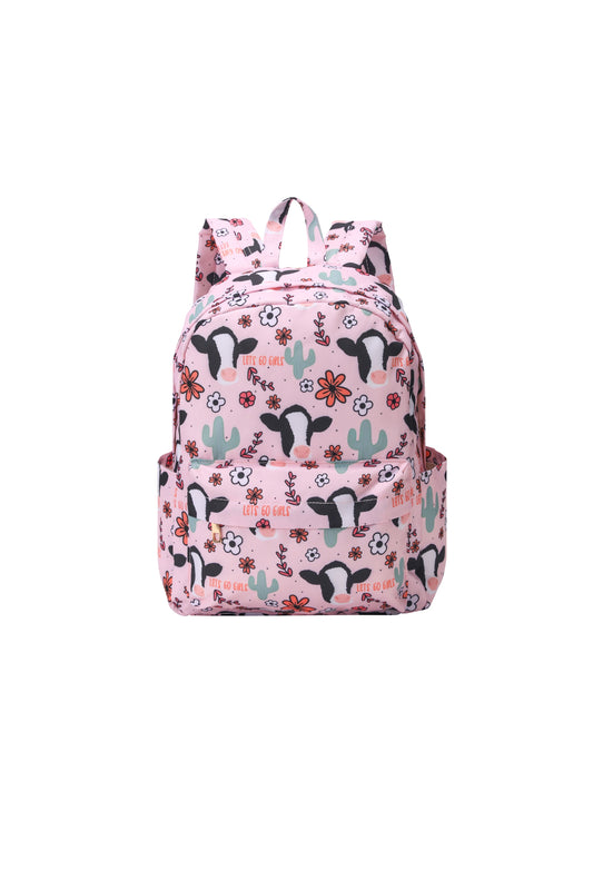 Baby Pink Western Cactus Backpack