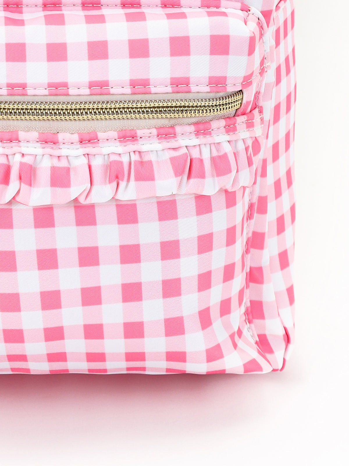 Pink Ruffled Backpack Pink Plaid Ruffle Girls Backpack – Sassy kids palace