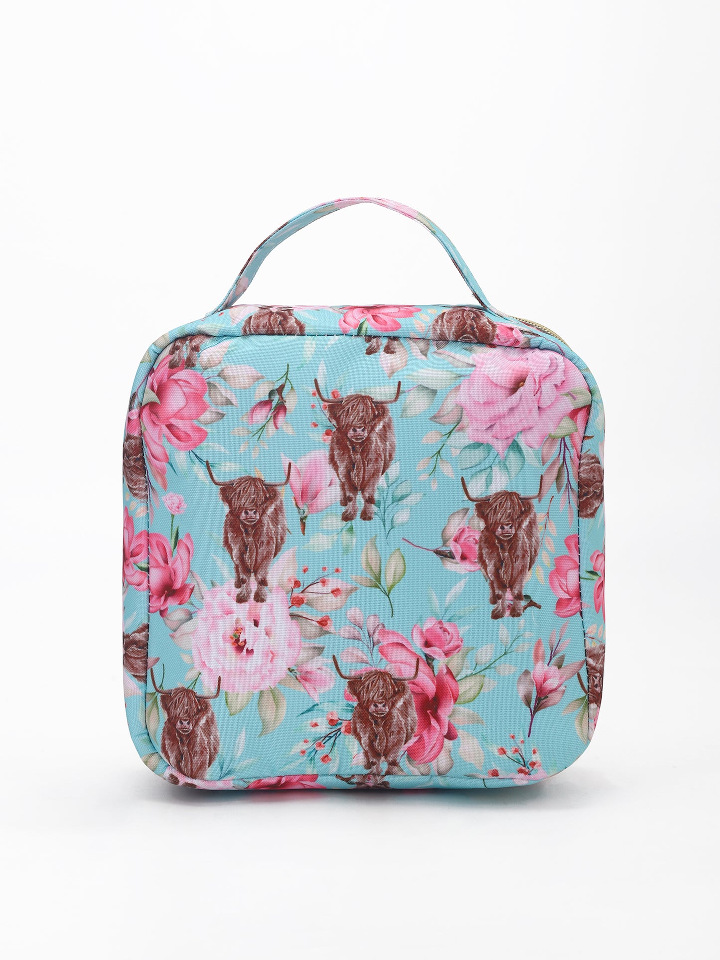 Highland Cow Western Girls Lunch Boxes Bag