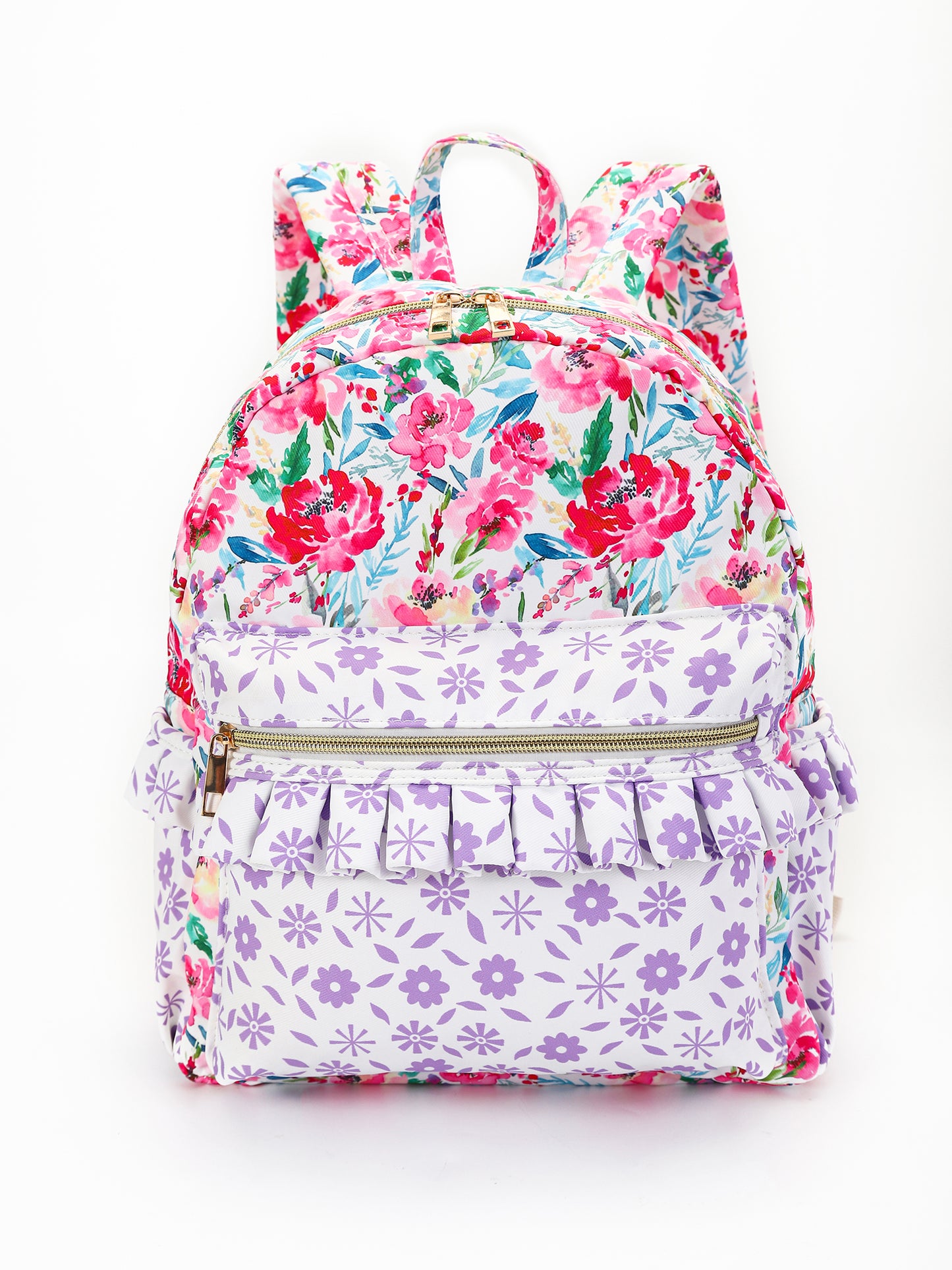 Hot Pink Flower Girls Ruffle Backpack – Sassy kids palace