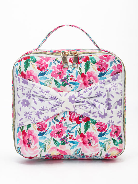 Flower Bow Cute Girls Lunch Boxes Bag