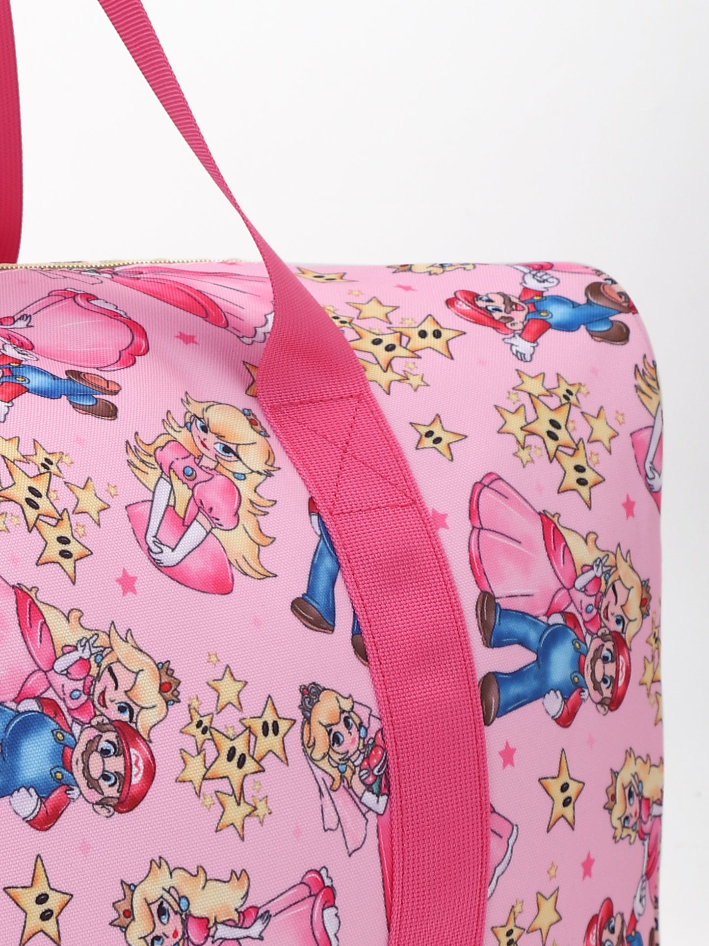 Pink Stars Princess Girls Duffel Bag