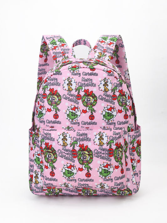 Pink Girls Christmas Backpacks