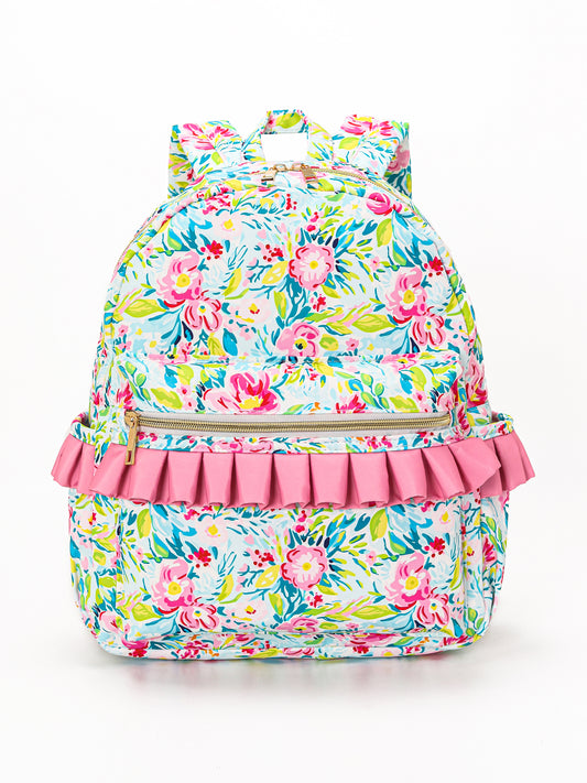 Flower Kids Ruffle Backpack