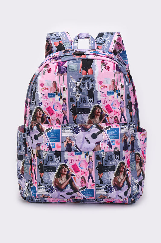 Grey Music Tour Kids Backpack