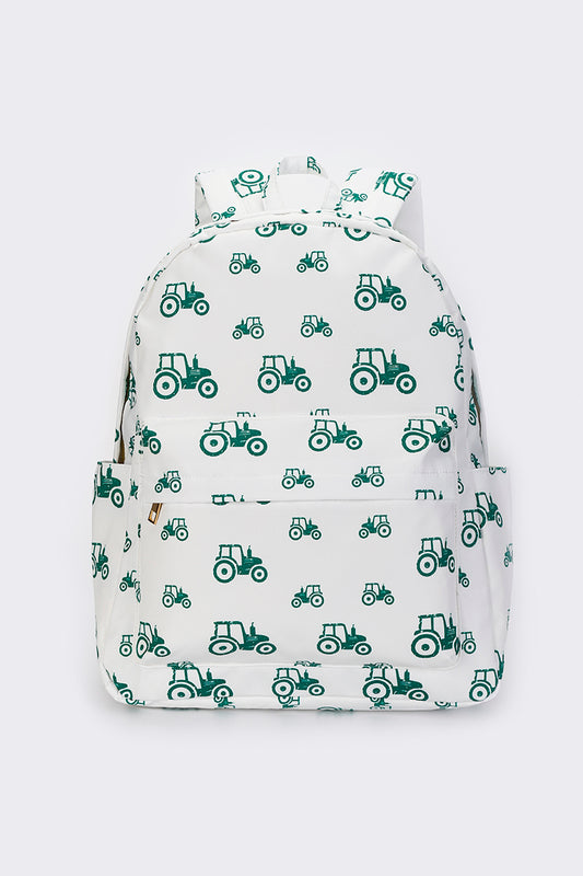 Kids Tractor Print Backpack