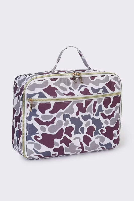 Camouflage Kids Lunch Boxes Bag