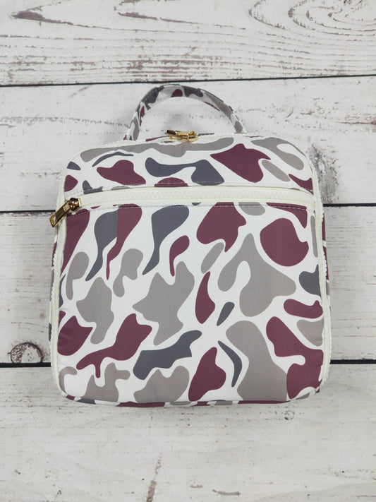 Camouflage Kids Lunch Boxes Bag