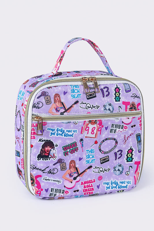 Kids Girls Music Tour Lunch Boxes Bag