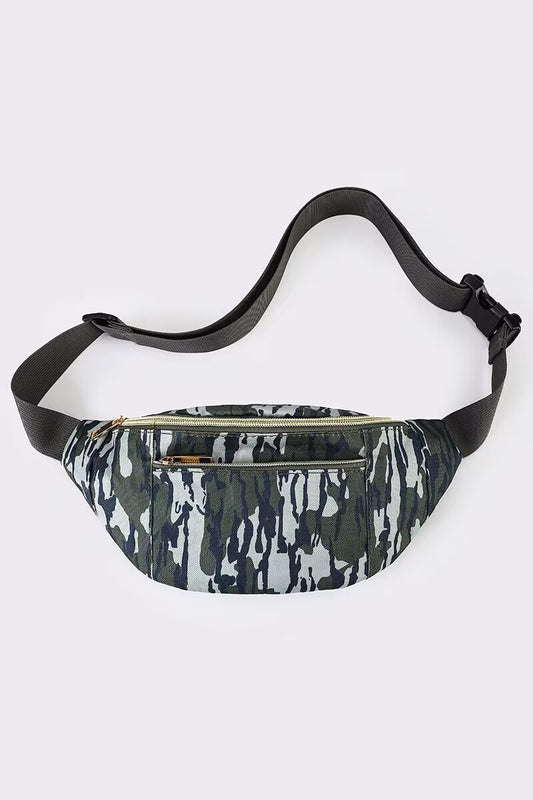 Camouflage Adjustable Belt Fanny Pack