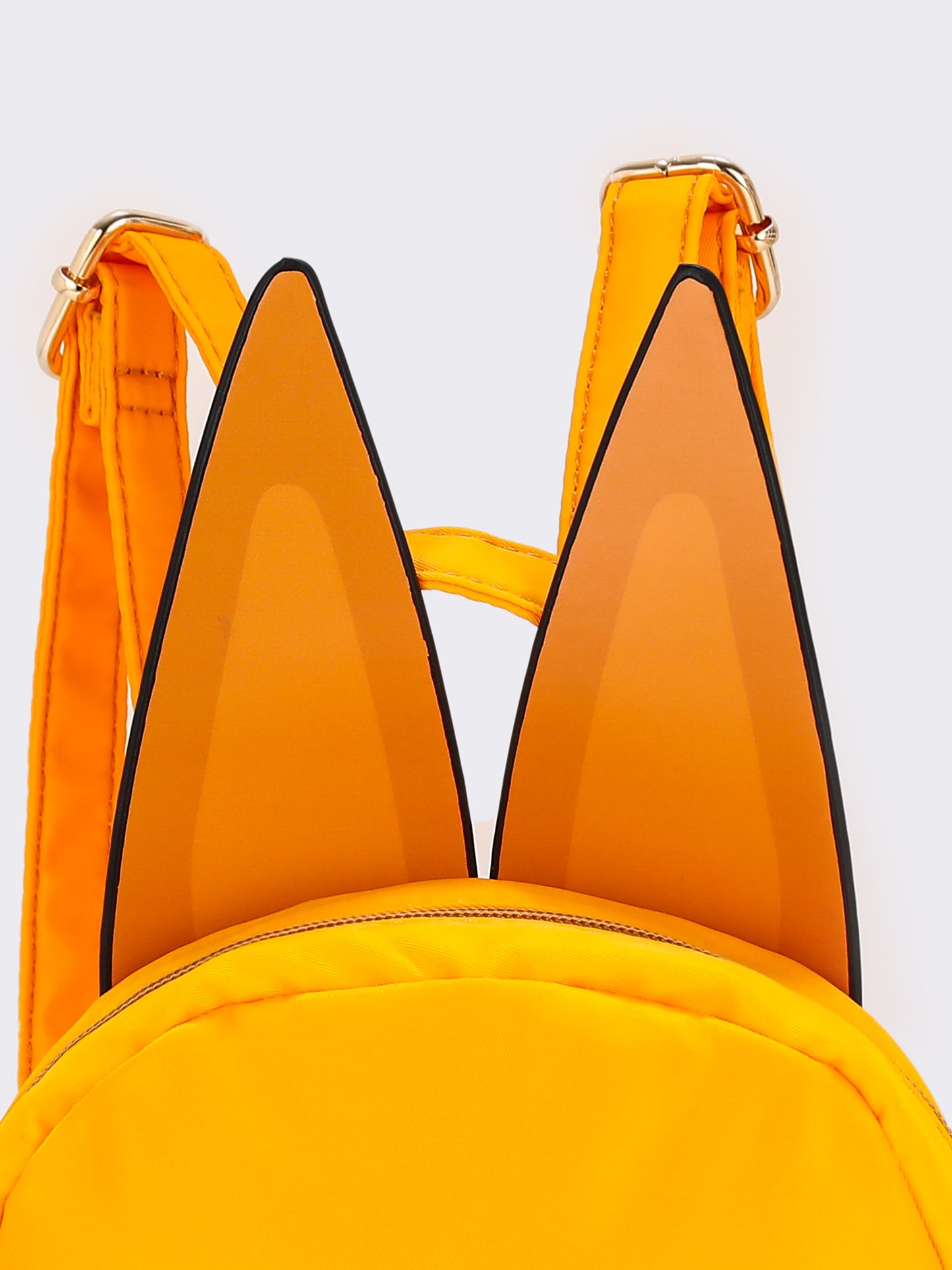 Yellow Character Printed Small Backpack