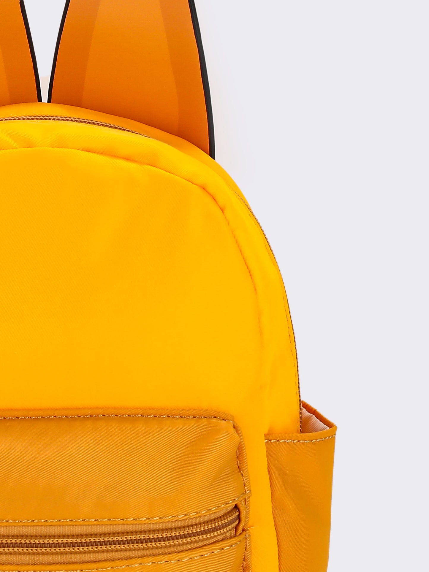 Yellow Character Printed Small Backpack