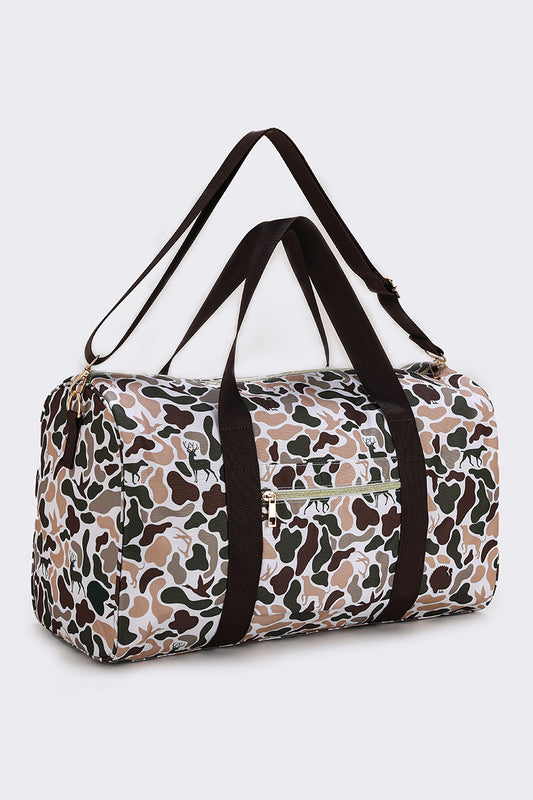 Deer Hunting Camouflage Canvas Duffle Bags
