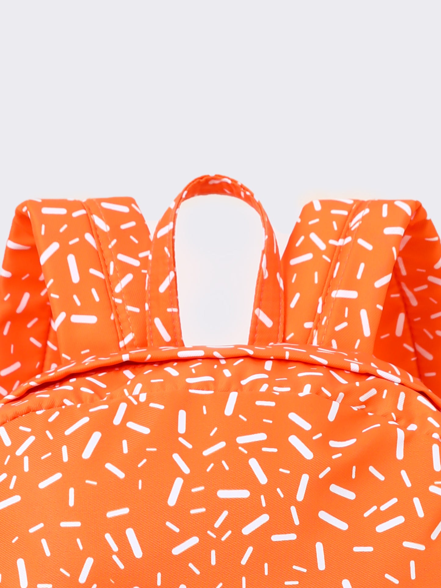 Orange Ice Cream Drip Kids Book Backpack