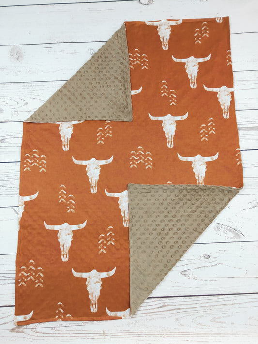 Baby Western Cows Blankets