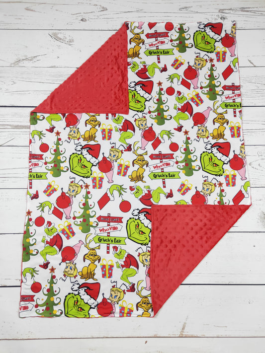 Baby Christmas Tree Character Blanket