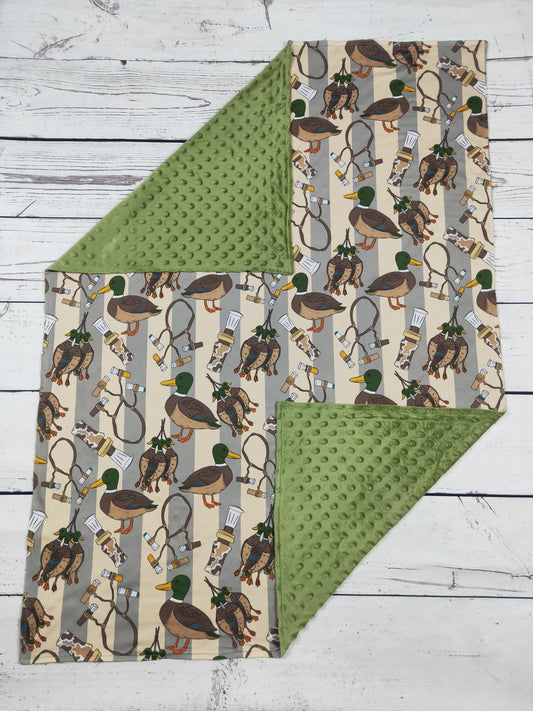 Camouflage Duck Hunting Printed Baby Kids Blanket