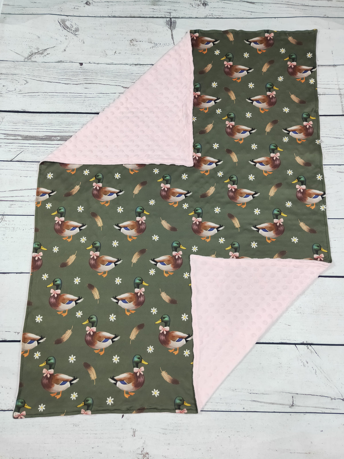 Baby Girls Mallard Printed Blanket