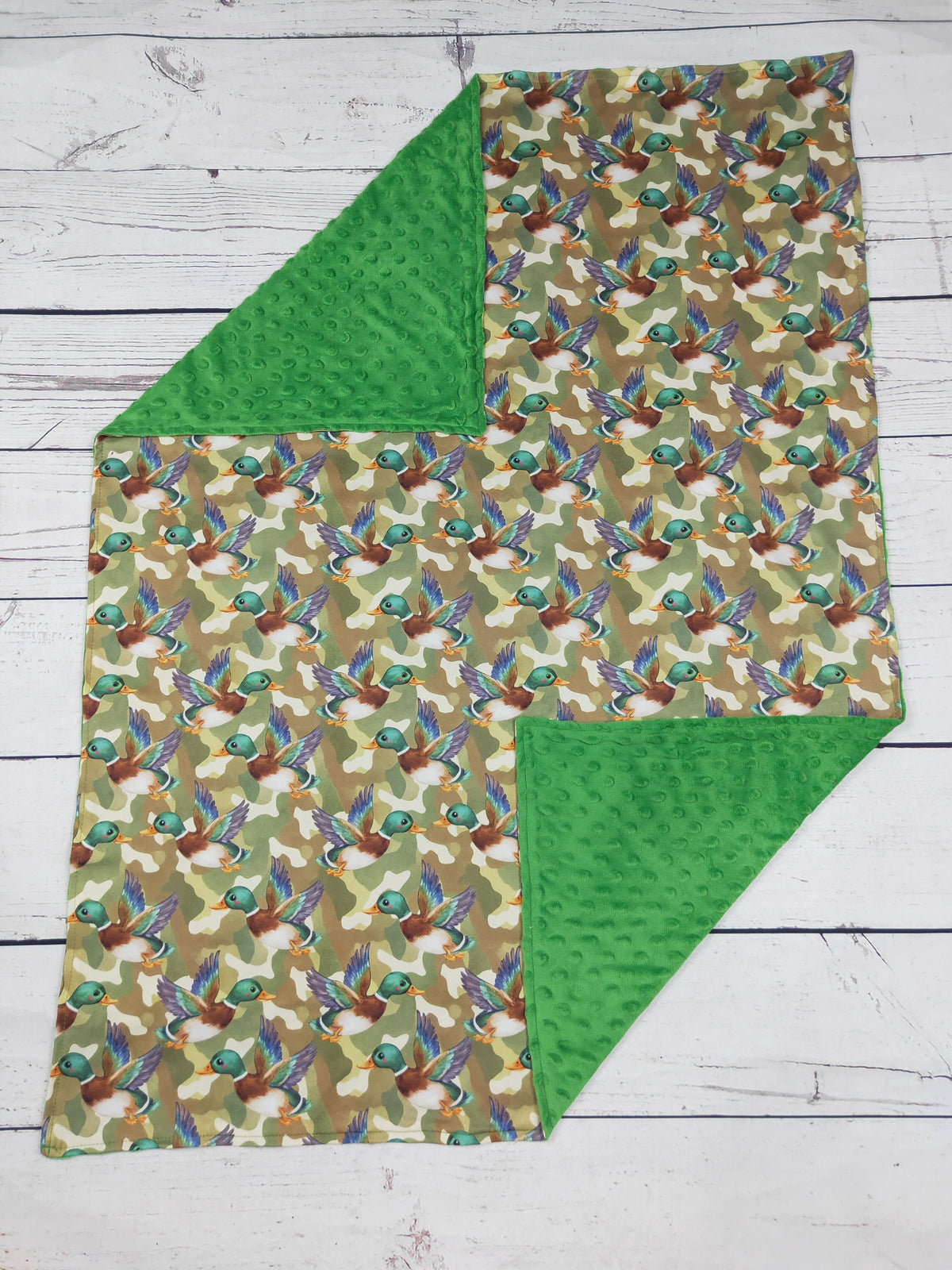 Baby Boy Camouflage Mallard Printed Blanket