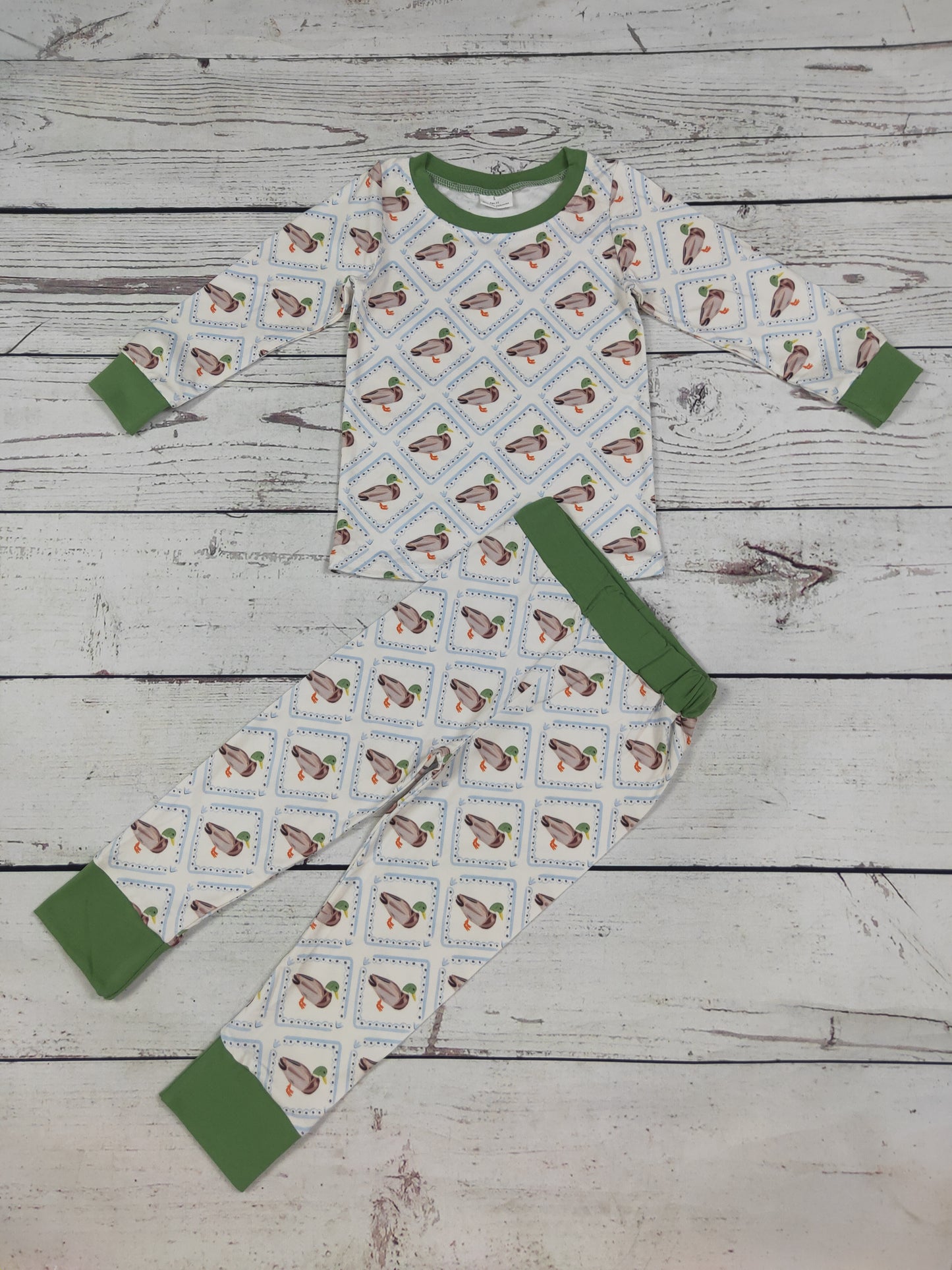 Baby Boys Duck Printed Two Pieces Pajamas set