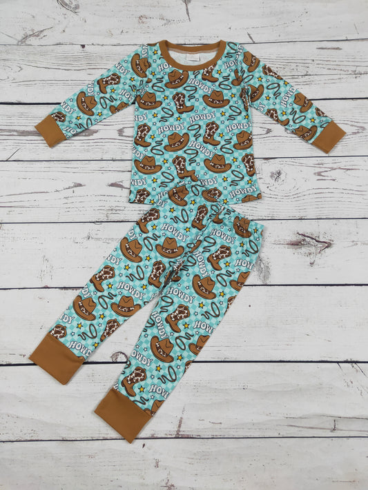 Baby Boys Western Printed Pajamas set
