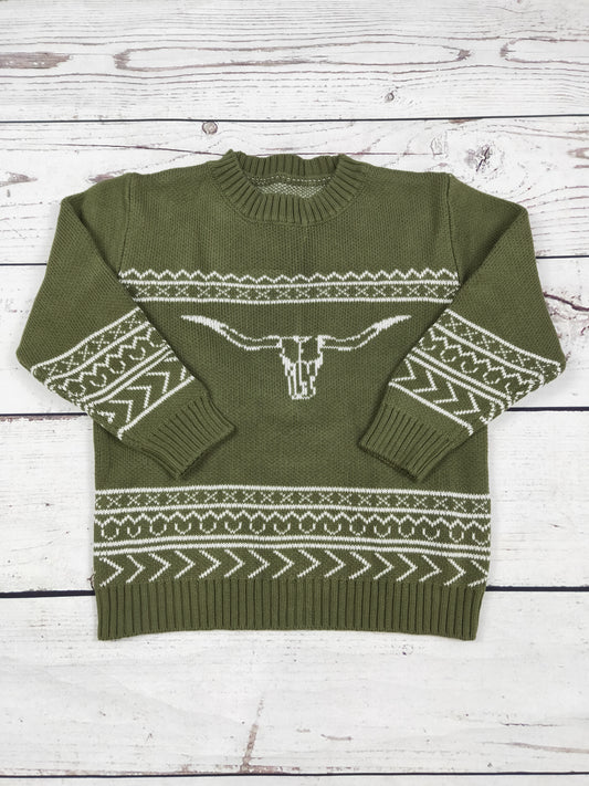 Baby Kids Western Sweater