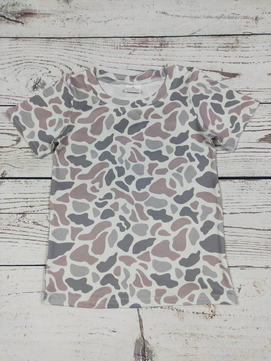 Boy Camouflage Printed Summer Top