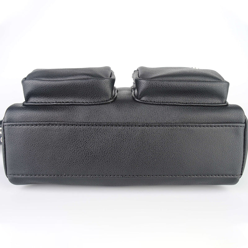 Black Crossbody Bag with Chain
