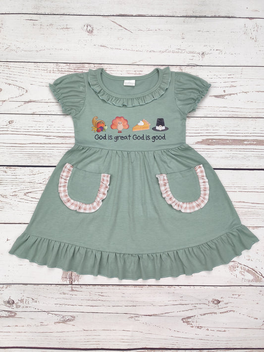 Baby Girl Cotton Thanksgiving Dresses