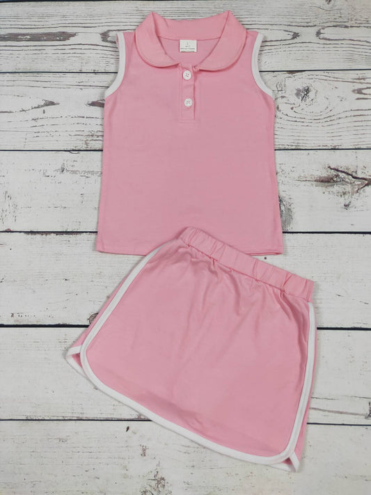 Baby Girls Cotton Top Skirt Set