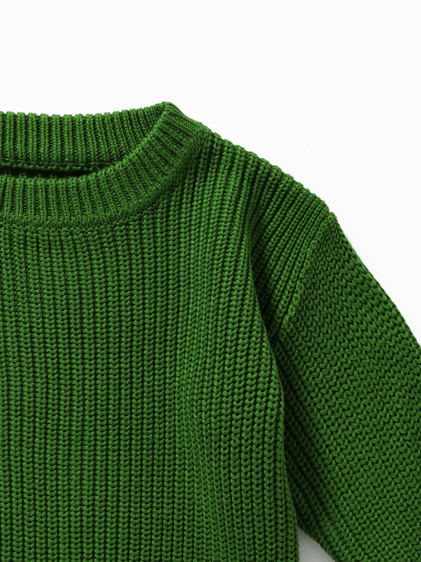 Girls Green Winter Sweater