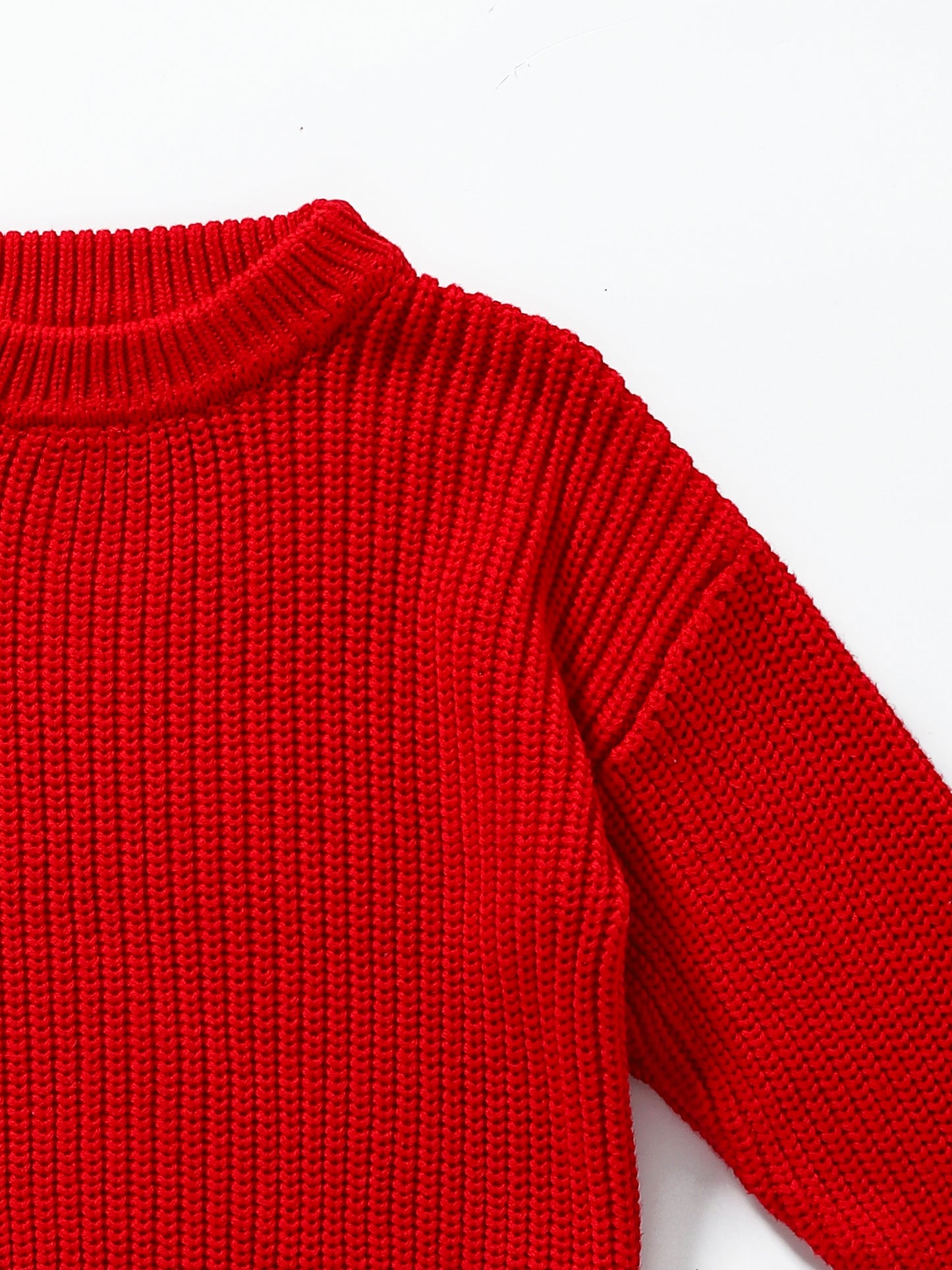 Girls Red Winter Sweater