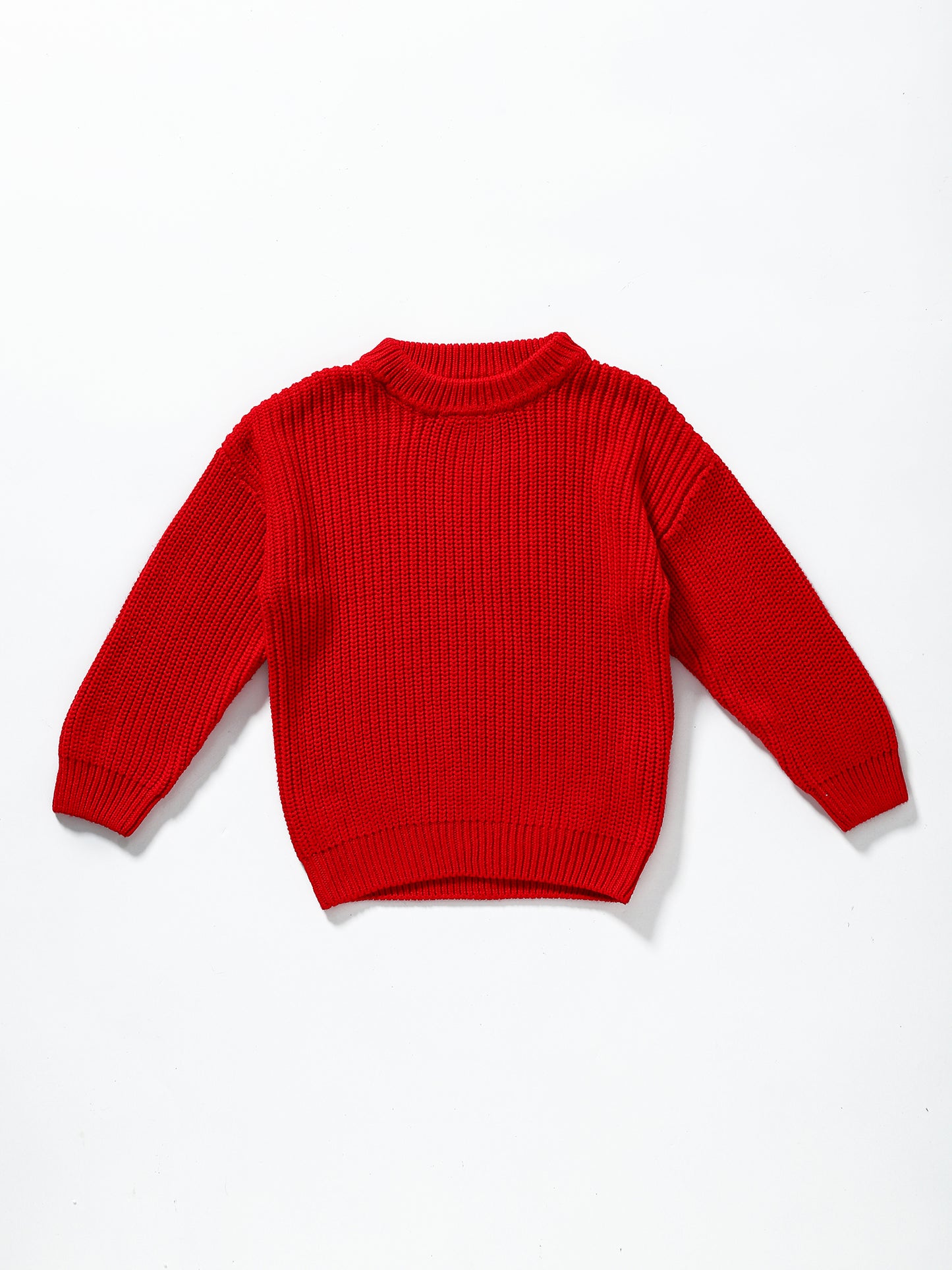 Girls Red Winter Sweater